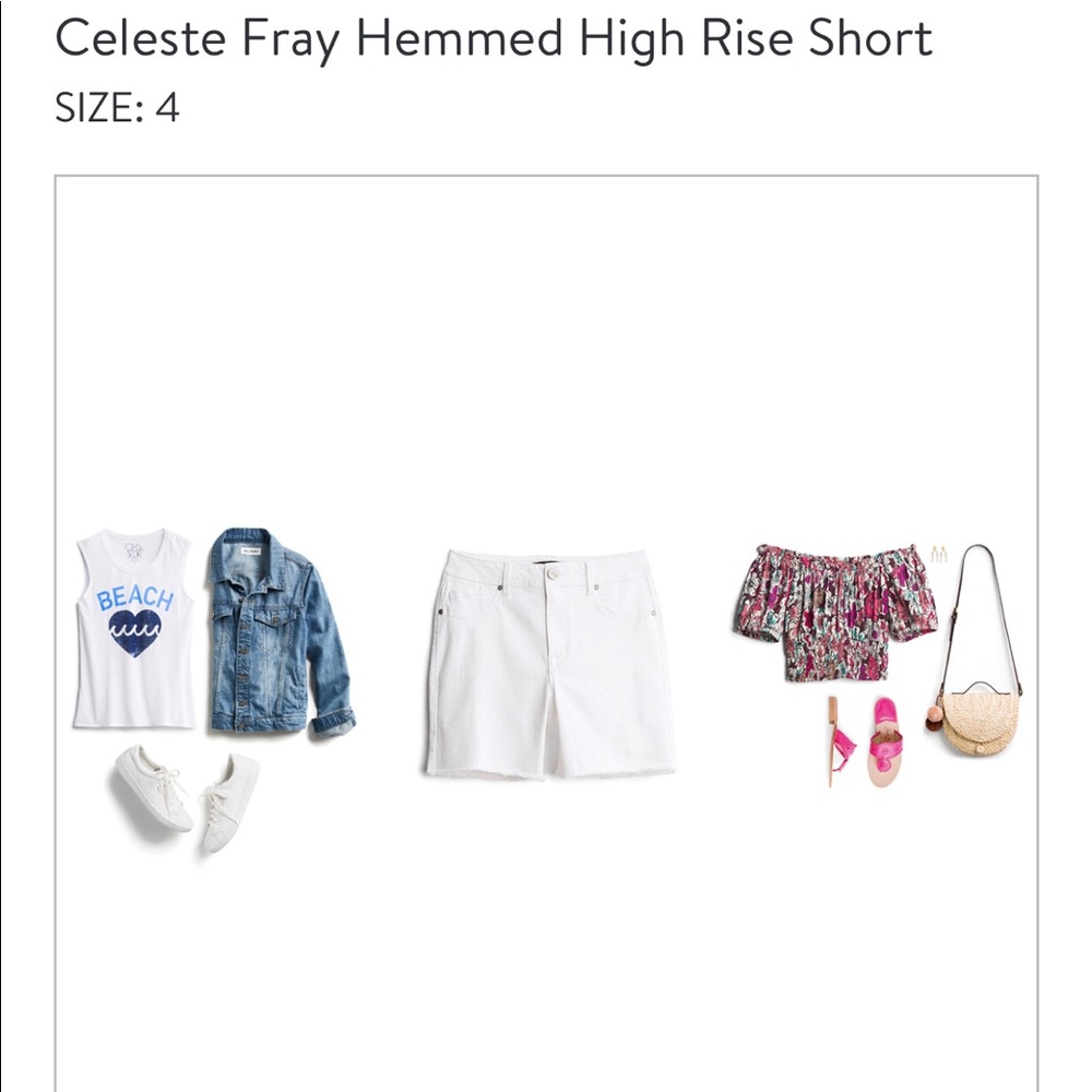 1822 High Rise Denim size 4 Shorts